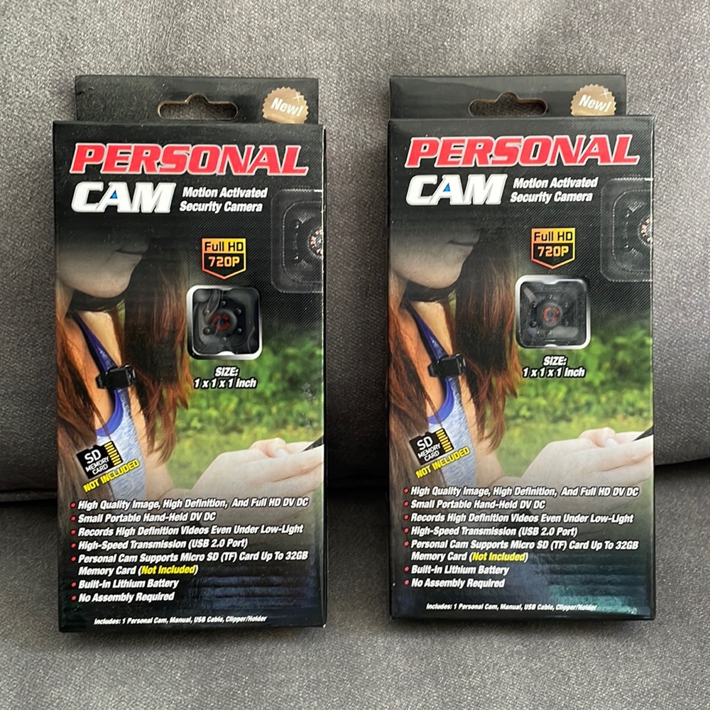 NWT.  TEKNO Personal Cam.  Motion activated security camera.